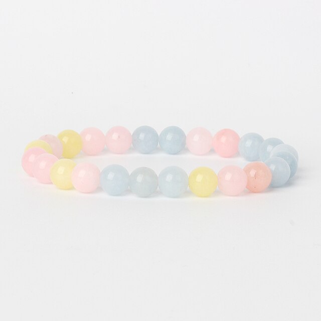 6/8mm Reiki Chakra Beads Bracelets Men Labradorite Agat Quartzs Bracelets For Women Natural Stone Healing Bangles Yoga Jewelry