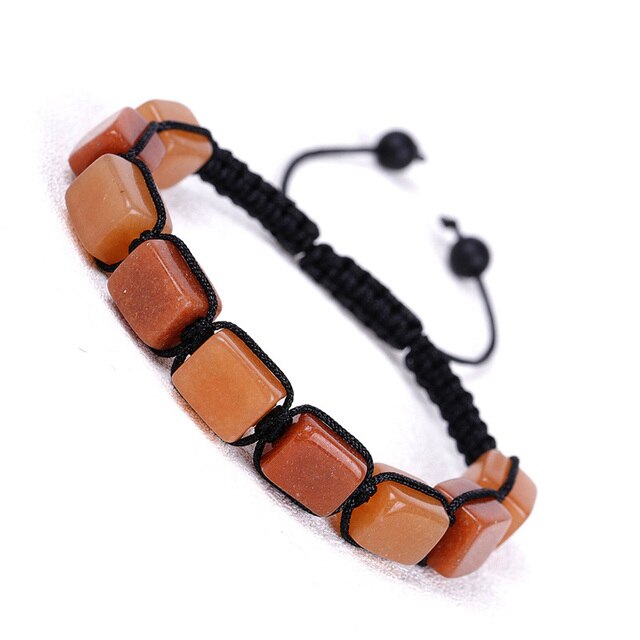 7 Chakra Stone Bracelets Reiki Natural Gemstone Bracelets for man, Women Girls Yoga Wrist Chain Braided Rope Bracelets