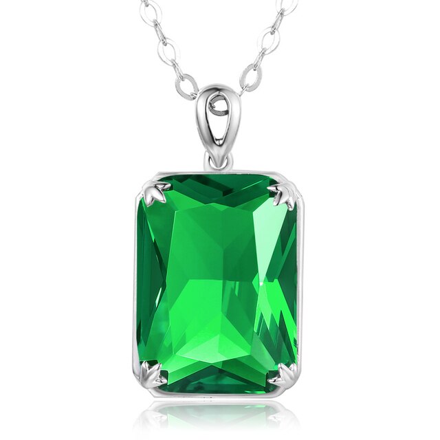 Edel Schmuck, Famous Brand Yellow Cristal Gemstone 14K Gold Silver Pendant 925 Sterling Silver Pendants Necklace Trendy Fine Jewelry Accessory