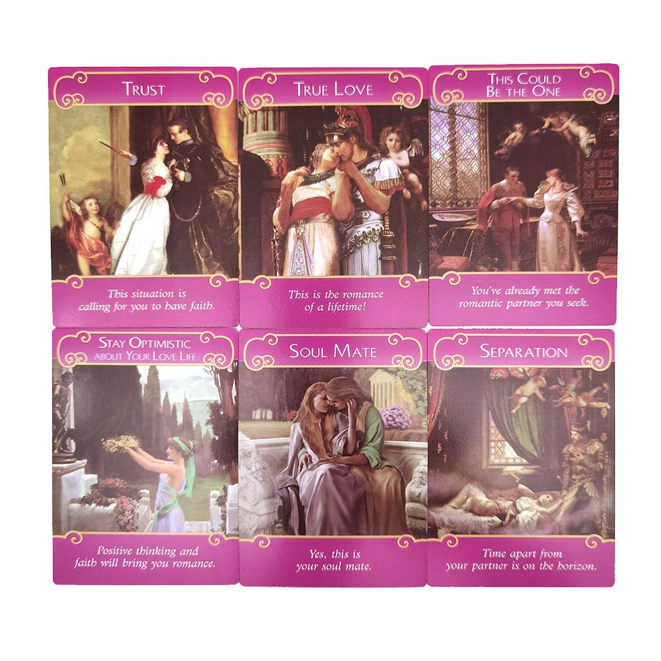 The Romance Angels Oracle Cards, sexuell magic cards