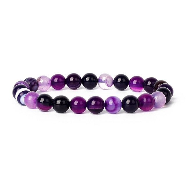 6/8mm Reiki Chakra Beads Bracelets Men Labradorite Agat Quartzs Bracelets For Women Natural Stone Healing Bangles Yoga Jewelry