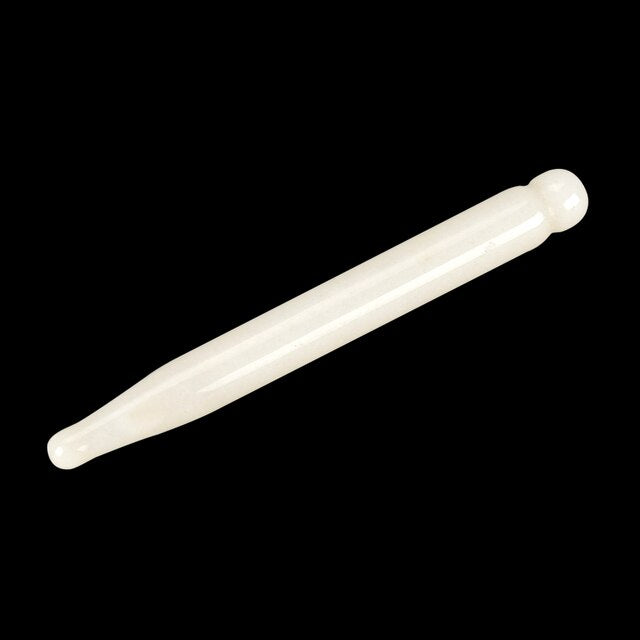 Massage Stick Acupoint Probe Jade Tool From Rose Quartz for Face Eye Shadow Body Pressing Energy Stone Needle