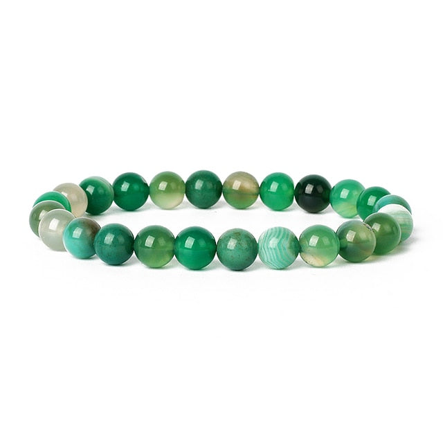 6/8mm Reiki Chakra Beads Bracelets Men Labradorite Agat Quartzs Bracelets For Women Natural Stone Healing Bangles Yoga Jewelry
