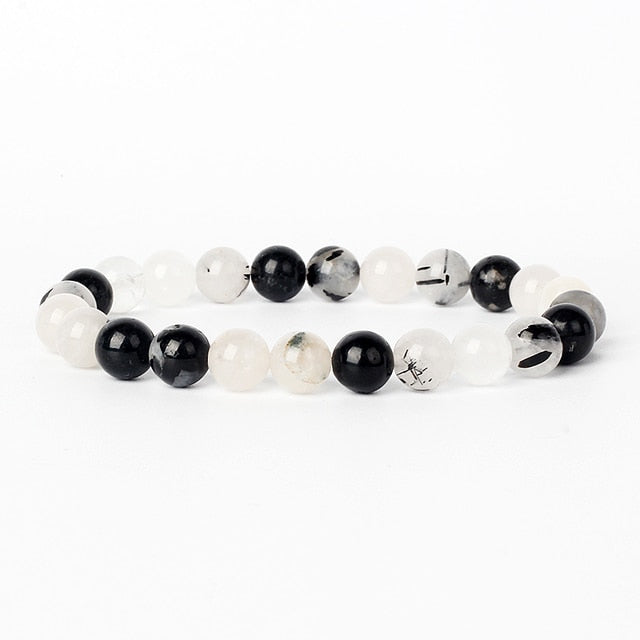 6/8mm Reiki Chakra Beads Bracelets Men Labradorite Agat Quartzs Bracelets For Women Natural Stone Healing Bangles Yoga Jewelry