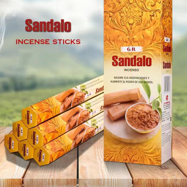 Artracyse 20 Sticks India Coconut Incense Sandalwood Household Bedroom Toilet Toilet Agarwood Tibetan Line Aromatherapy