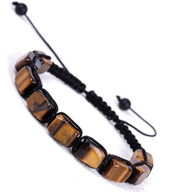 7 Chakra Stone Bracelets Reiki Natural Gemstone Bracelets for man, Women Girls Yoga Wrist Chain Braided Rope Bracelets