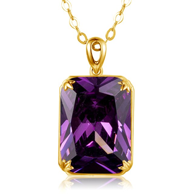 Edel Schmuck, Famous Brand Yellow Cristal Gemstone 14K Gold Silver Pendant 925 Sterling Silver Pendants Necklace Trendy Fine Jewelry Accessory
