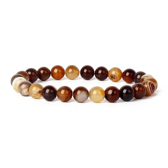 6/8mm Reiki Chakra Beads Bracelets Men Labradorite Agat Quartzs Bracelets For Women Natural Stone Healing Bangles Yoga Jewelry