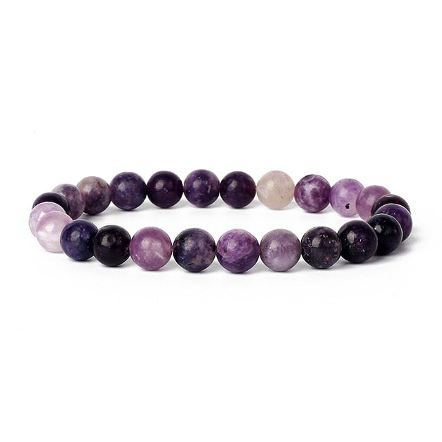 6/8mm Reiki Chakra Beads Bracelets Men Labradorite Agat Quartzs Bracelets For Women Natural Stone Healing Bangles Yoga Jewelry